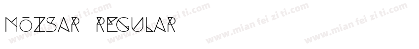 Mozsar Regular字体转换